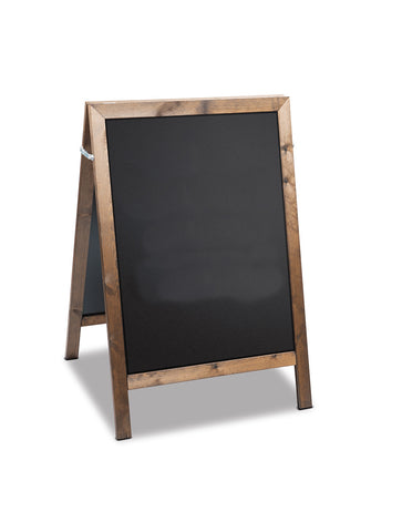 Rustic a-frame blackboard