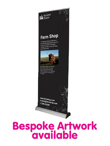 Deluxe Roll Up Banner - 800mm Wide