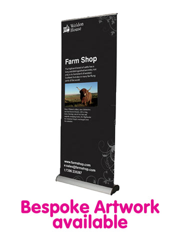 Deluxe Roll Up Banner - 850mm Wide