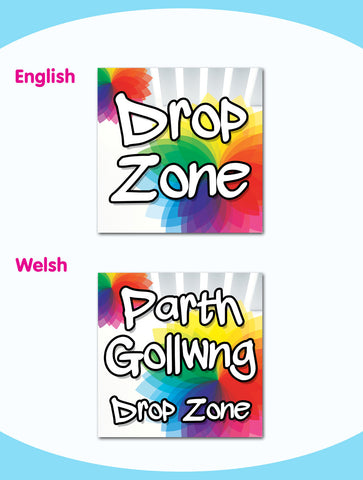 Drop Zone Board - Square - Style 5