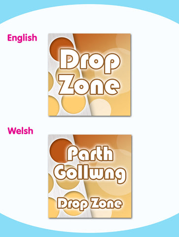 Drop Zone Board - Square - Style 8