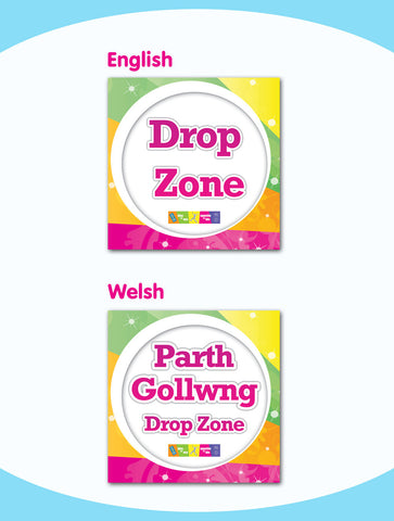 Drop Zone Board - Square - Style 4
