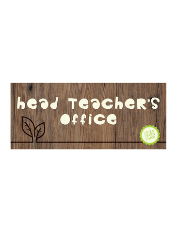 Timber - Head Teacher Sign