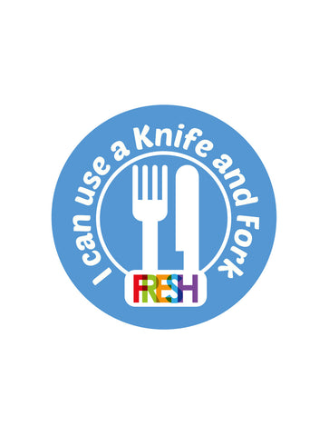 School Meals Stickers - Knife and Fork