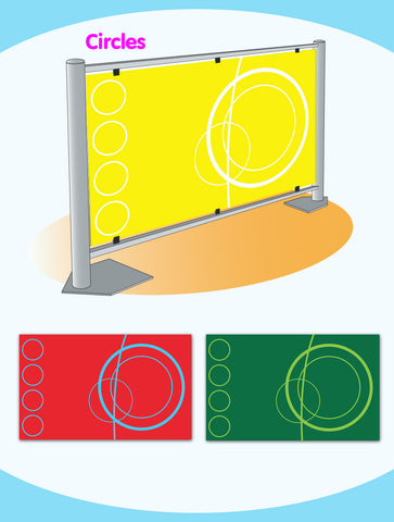 Queueing Barrier - Single Colour Circles