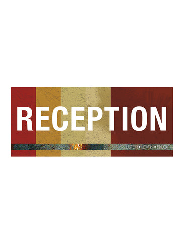 Industrial - Reception Sign