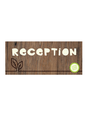 Timber - Reception Sign