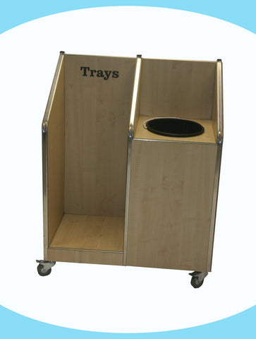 Seniors - Single Recycle Unit - 20ltr Bin - with Tray Return