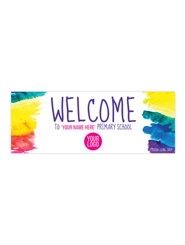 Bright and Beautiful - School Welcome Board