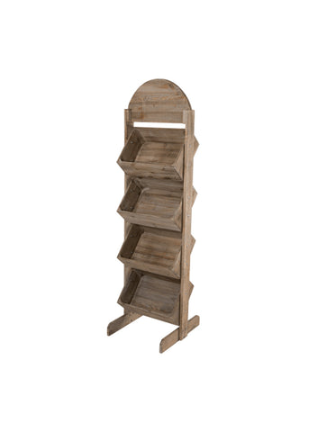 Rustic Crate Display Stand